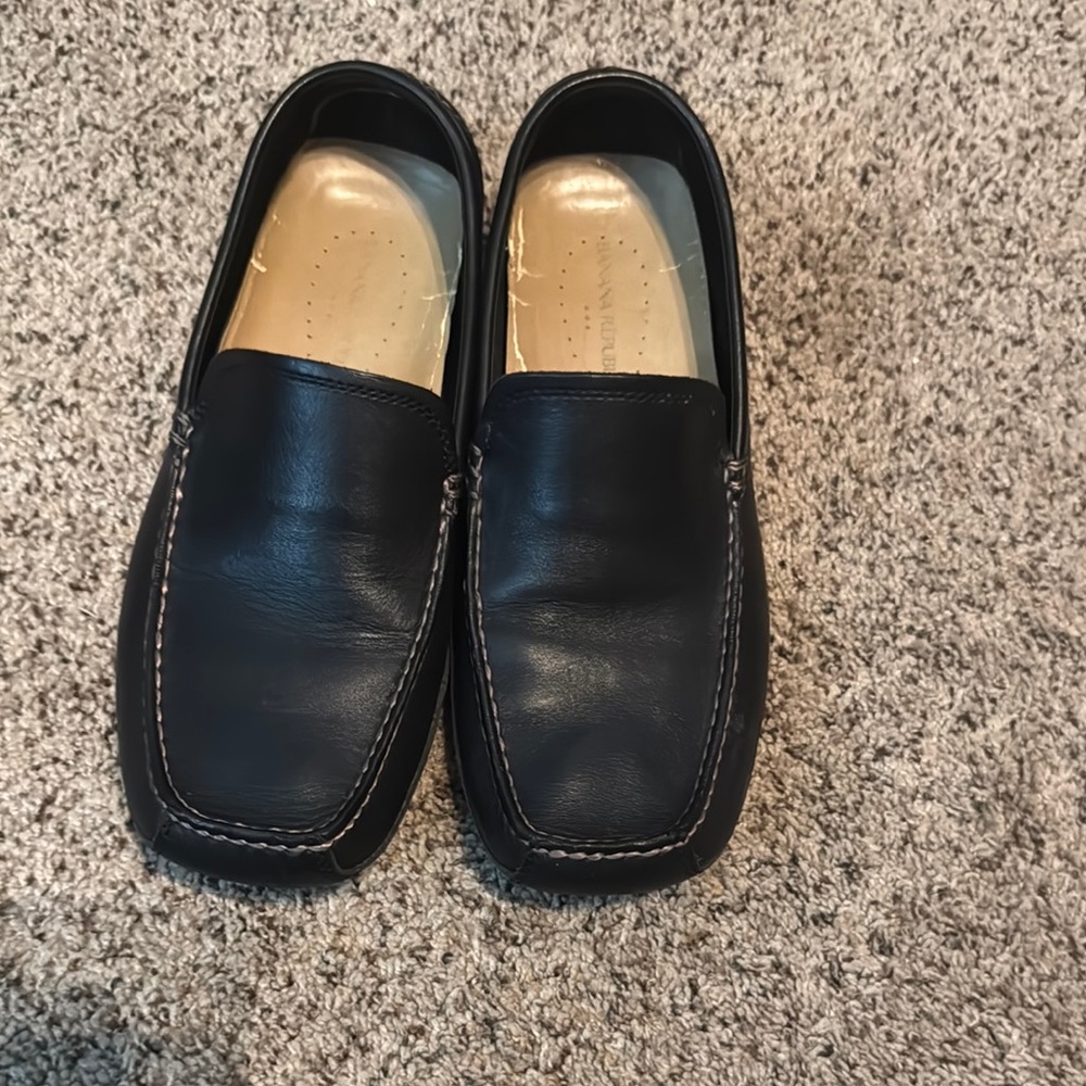 Men's Banana Republic Black Leather Loafers